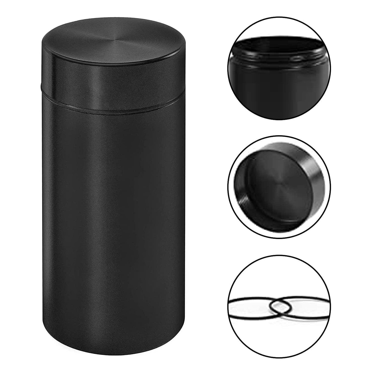 Water Proof Portable Airtight Aluminum Herb Storage Containers.