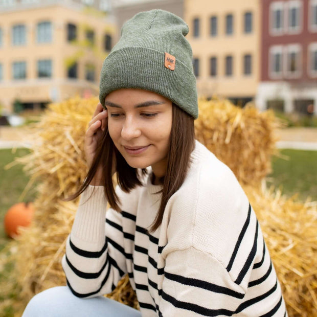 Green Classic Beanie