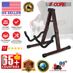 5Core Guitar Stand Floor A Frame Electric Acoustic Bass Soporte Para