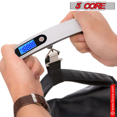 5Core Digital Luggage Scale Weight Scale Travel Hanging Baggage