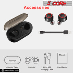 Wireless Ear Buds Mini Bluetooth Earbud Noise Cancelling