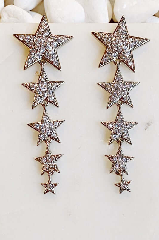 Five Stars Dangle Earrings