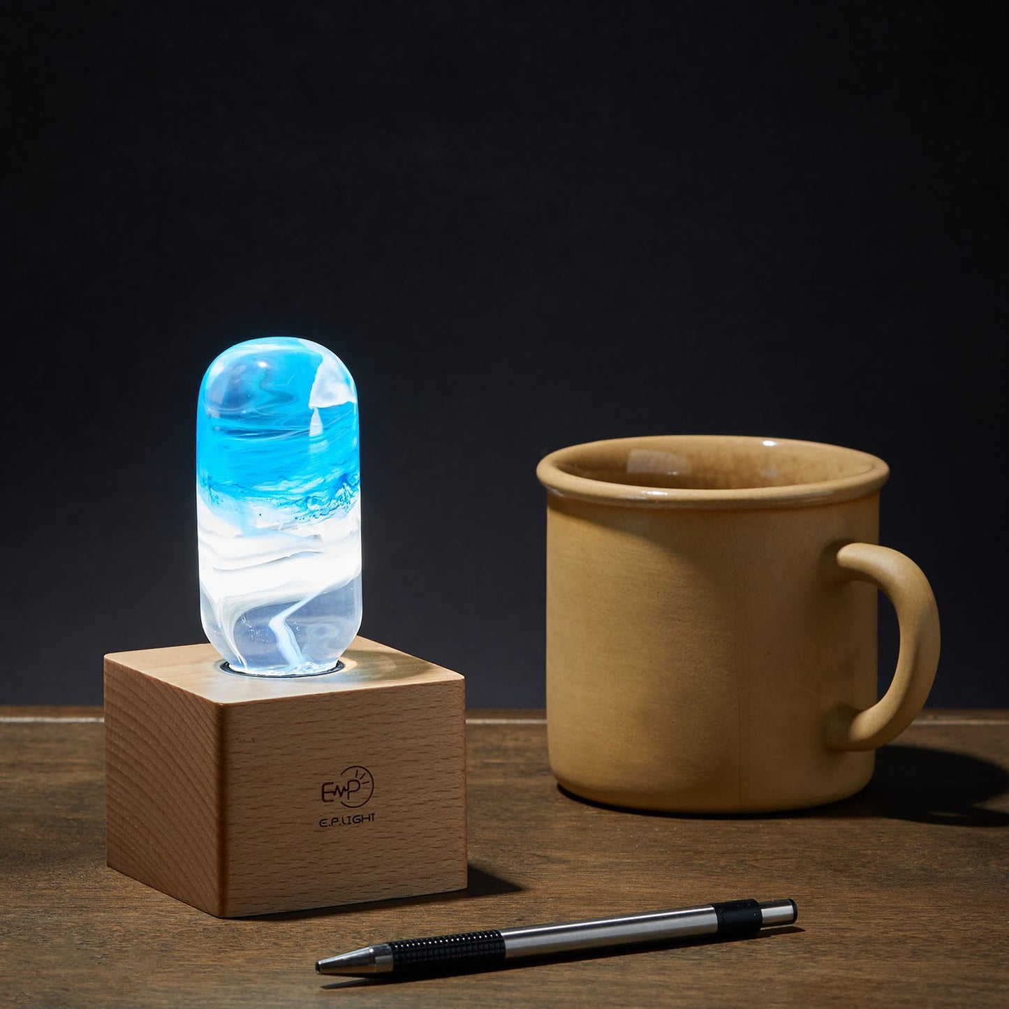 Blue LED Lamp