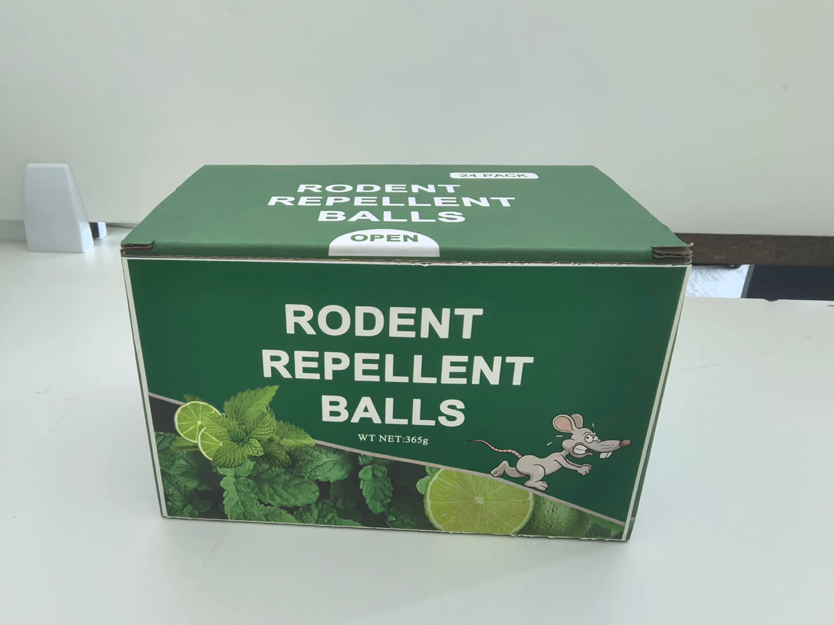 24 PCS Natural Rodent Repellent Balls for Mice Rats Squirrels Pest Control Indoor Outdoor Use
