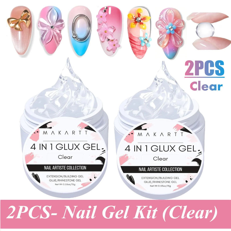 Professional Clear Builder Gel Nail Art Kit