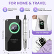 Makartt YEEYAN Cordless Nail Drill Machine with LCD Display, Low Vibration Electric Nail File for Gel Removal & Home Nail Care