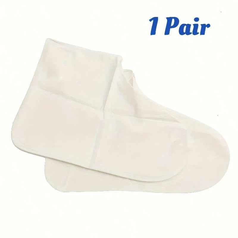 Waterproof Silicone Shoe Covers - 1 Pair, Reusable, Slip-On Design for Shoes