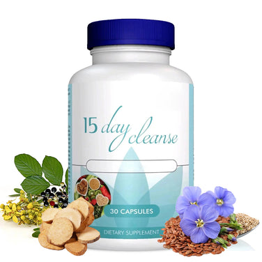 15 Day Detox Cleanse - Dietary Supplement for Detox and Digestive Health, 30 Capsules