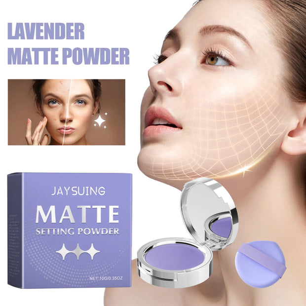 JAYSUING Lavender Matte Setting Powder 10g (0.35oz)