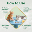 PetFit Naturals Liquid Cat Vitamins with Lysine, Probiotics & Omega-3 – Kidney, Immune, Skin & Digestive Support, 2 oz