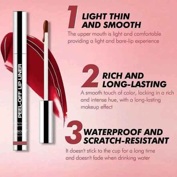 Peel Off Lip Liner Waterproof Smudge Proof Long Lasting