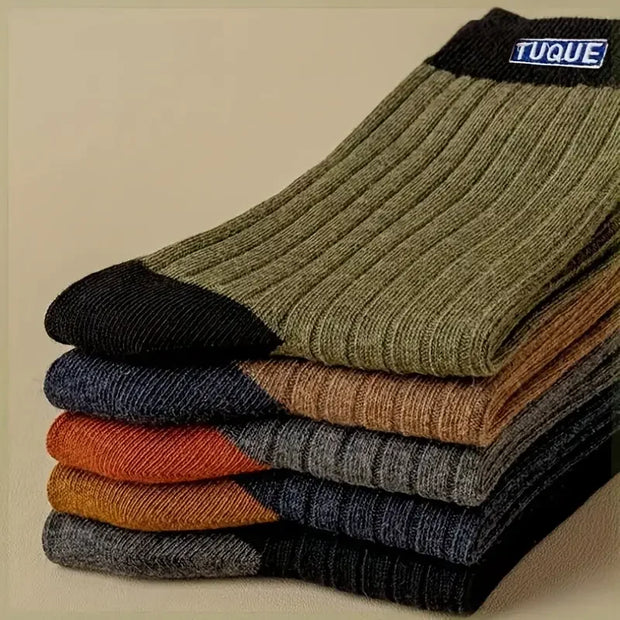 Men’s Cotton Crew Socks – Comfortable & Durable 10-Pair Pack | Multi-Color Options