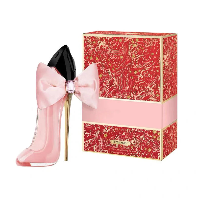High Heel Perfume Bottle with Bow Design – Pink Shoe Style Fragrance Bottle