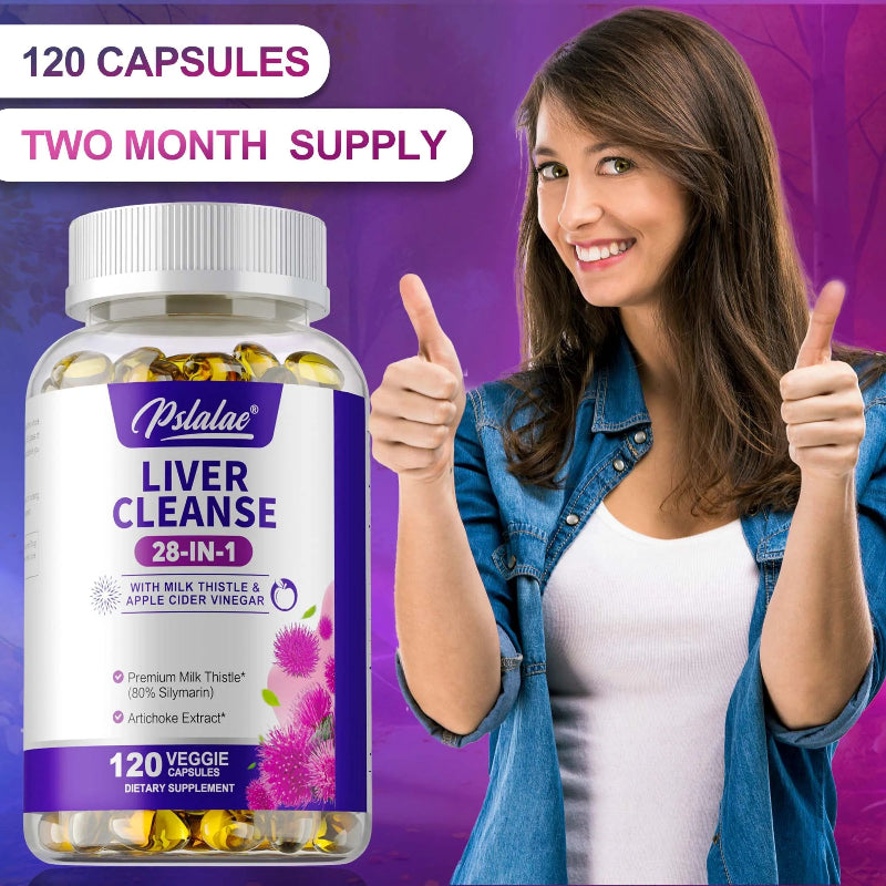 Pslalae Liver Cleanse 28-in-1 – 120 Veggie Capsules