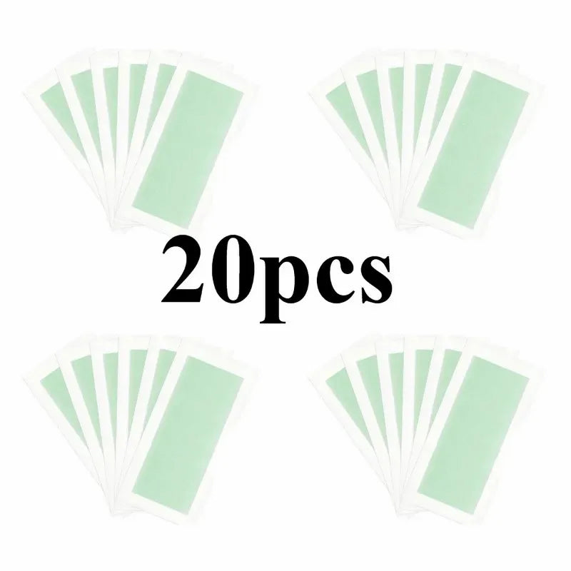 SADOER Wax Strips with Aloe Extract - 20 Sheets