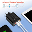 PBG 48W Quick Charge Multi Port USB Charger Fast Charging Adapter