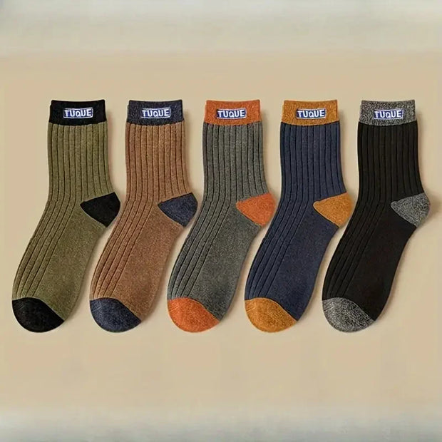Men’s Cotton Crew Socks – Comfortable & Durable 10-Pair Pack | Multi-Color Options