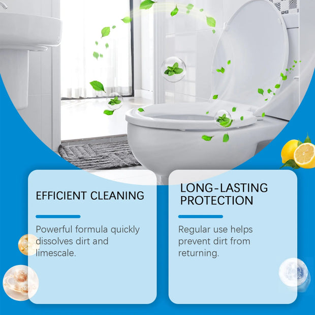 JAYSUING Automatic Toilet Bowl Cleaner Tablets for Effortless Cleaning and Freshness