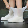 Waterproof Silicone Shoe Covers - 1 Pair, Reusable, Slip-On Design for Shoes