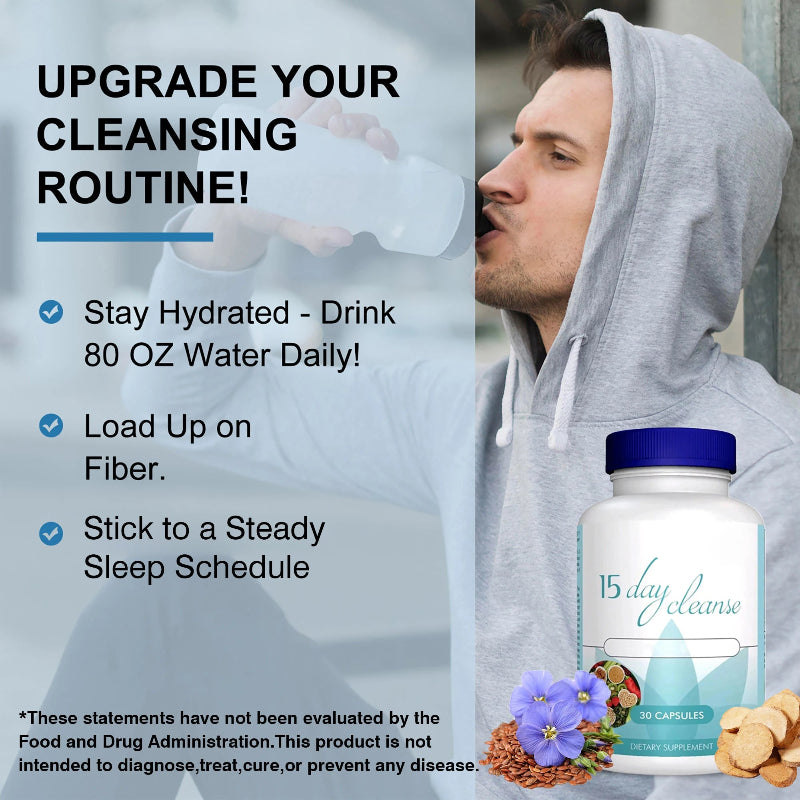 15 Day Cleanse Dietary Supplement – 30 Capsules
