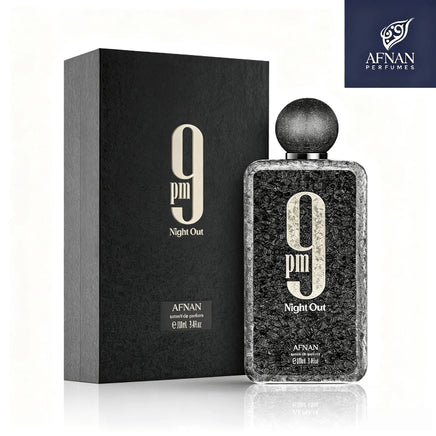 Afnan 9 PM Elixir Unisex Eau de Parfum 100ml – Warm Spicy Vanilla Woody Leather Night Fragrance