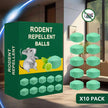 10 Pack Peppermint Lemon Mouse Rodent Repellent Balls – Natural Pest Deterrent for Rats, Squirrels, Spiders & More