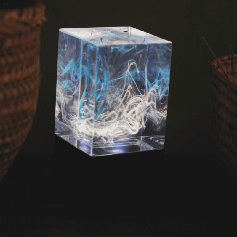 Cubos de mesa de resina