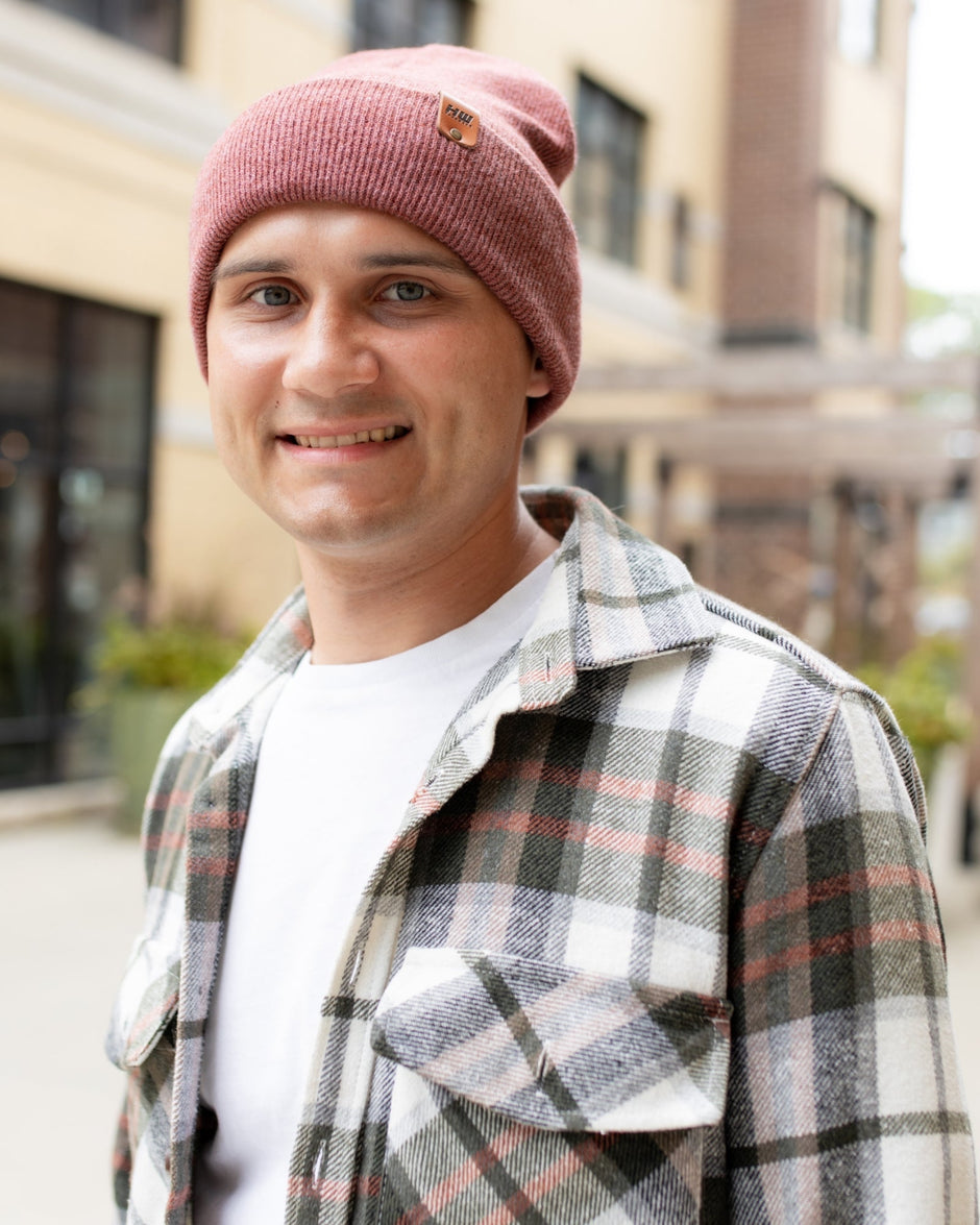 Rusty Burgundy Beanie