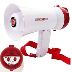 5Core Megaphone Bullhorn Speaker 15W Mini Battery Power Bull horn w