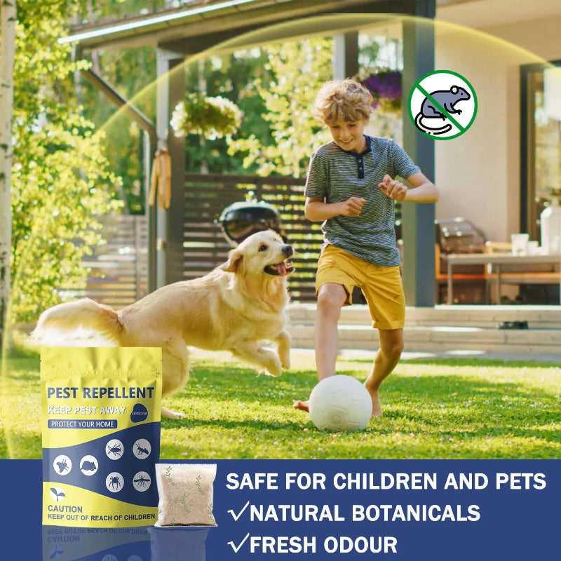 20 Pack Pest Repellent Pouches – Natural Rodent & Insect Deterrent for Mice, Rats, Mosquitoes, Spiders & More