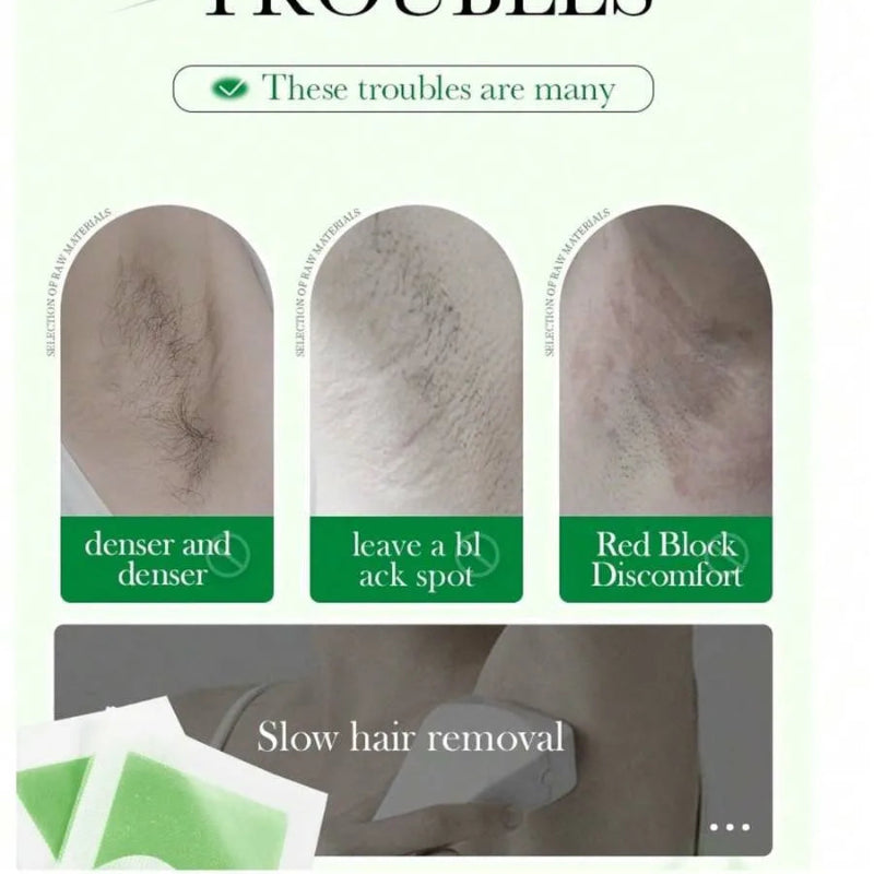 SADOER Wax Strips with Aloe Extract - 20 Sheets