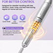 Makartt YEEYAN Cordless Nail Drill Machine with LCD Display, Low Vibration Electric Nail File for Gel Removal & Home Nail Care