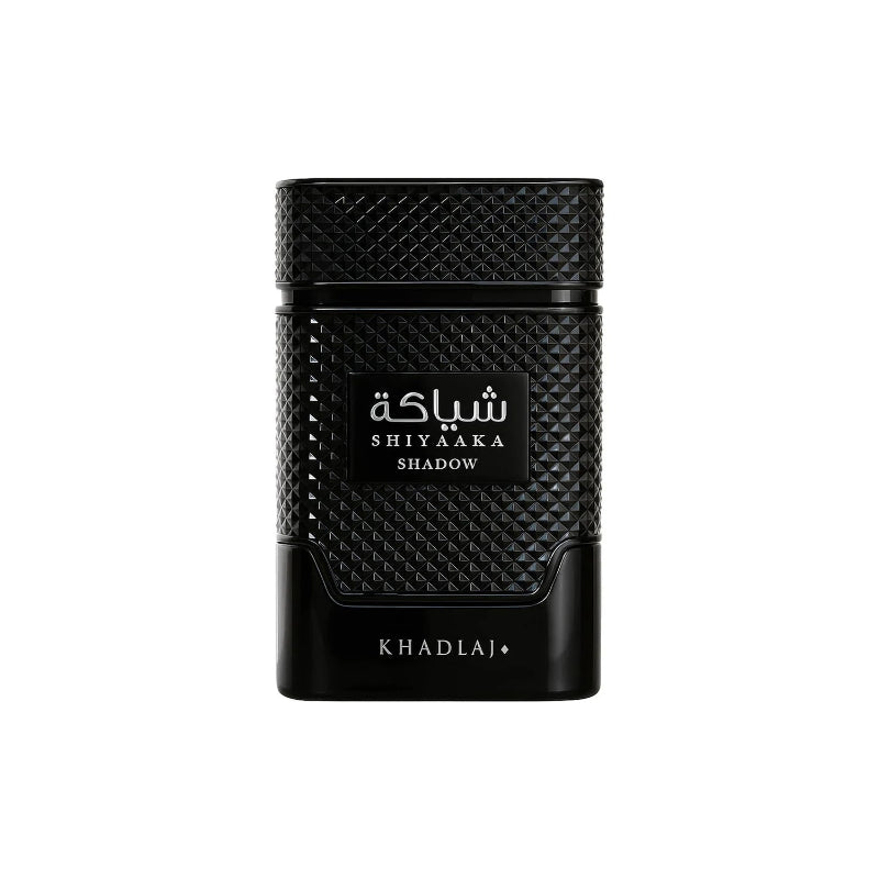 Khadlaj Shiyaaka Shadow Eau de Parfum Spray for Unisex – Spicy Woody Fruity Earthy Long Lasting Fragrance 100ml