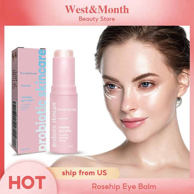 West&Month Rosehip Eye Balm – Probiotic Skincare Eye Balm Stick