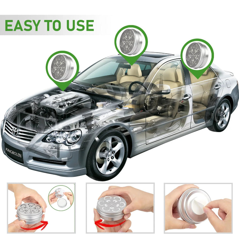 Peppermint Oil Mouse & Rat Repellent – 4 Pack Natural Rodent Deterrent for Cars, Garages & Home