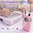 Makartt YEEYAN Cordless Nail Drill Machine with LCD Display, Low Vibration Electric Nail File for Gel Removal & Home Nail Care