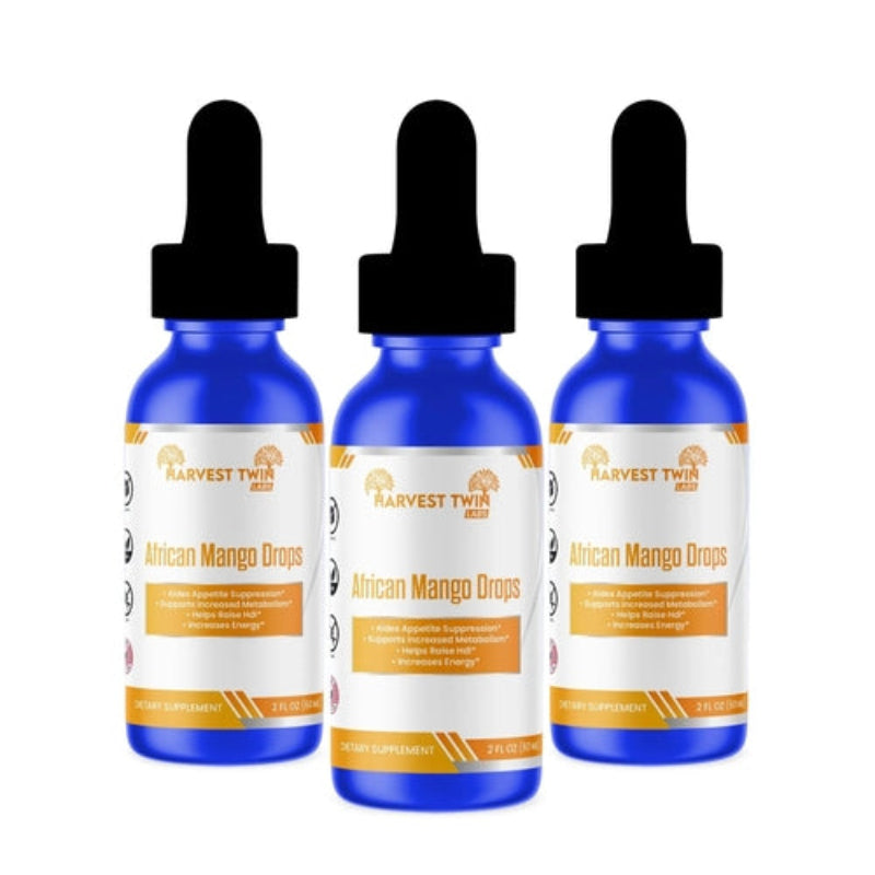 Harvest Twin Labs African Mango Drops Dietary Supplement – 2 fl oz (60 ml)