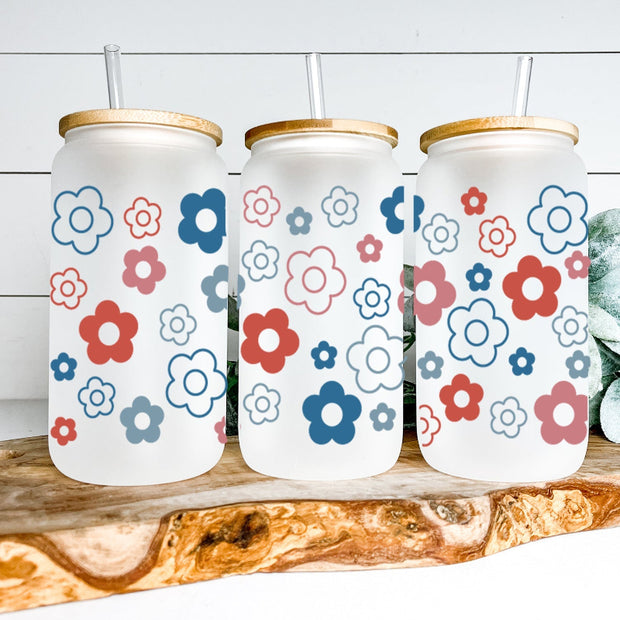 Retro Flowers Tumbler