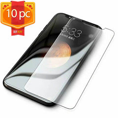 10 protectores de pantalla de vidrio templado transparente para iPhone 12 Mini