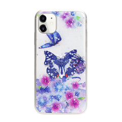 3D Butterfly Design Stand Slim Case for iPhone 12 / 12 Pro 6.1