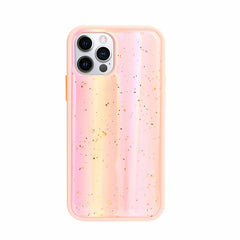 Funda protectora híbrida con diseño brillante y brillante para iPhone 12/12