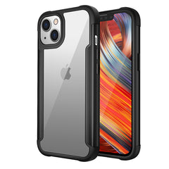 KIKO Clear Iron Armor Hybrid Chrome Case for Apple iPhone 13 (6.1)