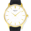 Amant Arctic Classic Gold Watch with Leather Strap Minimalist Dial