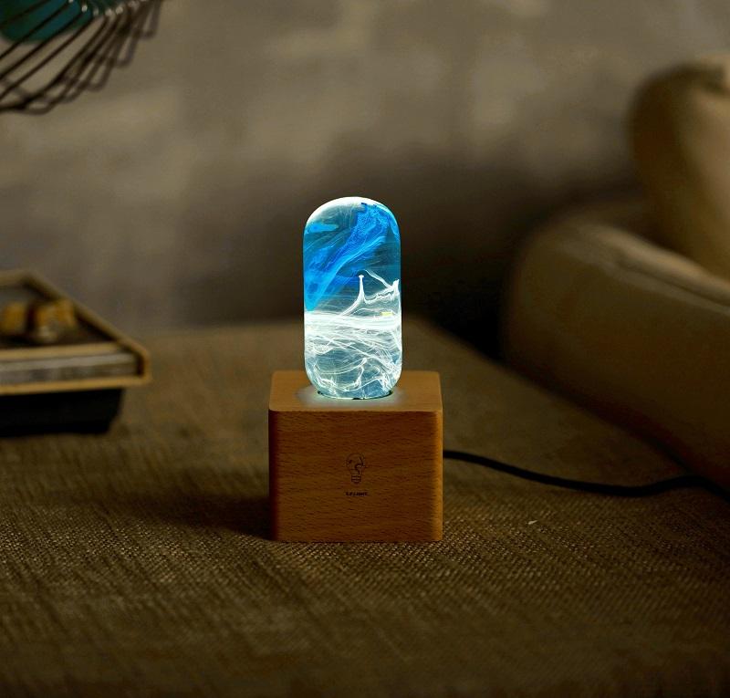 Blue LED Lamp