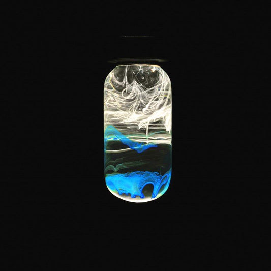 Blue LED Table Lamps.