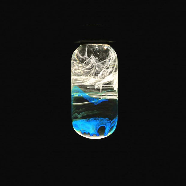 Lámpara LED azul 