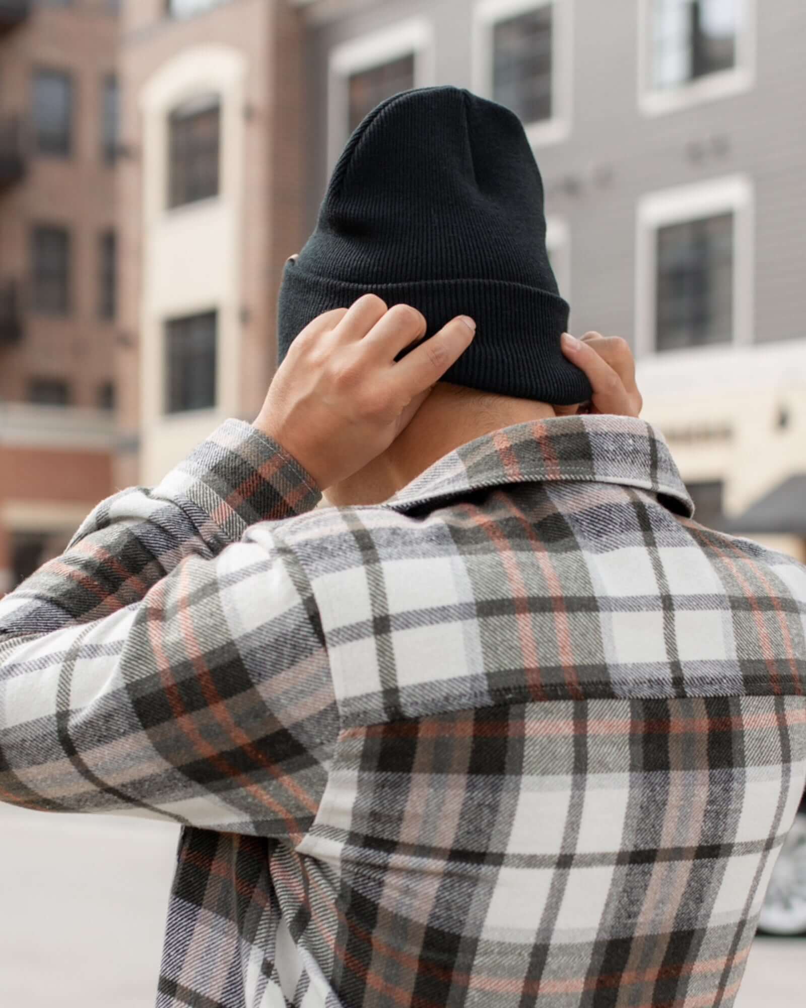 Black Charcoal  Beanie