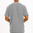 Classic Black and White Striped Men’s T-Shirt