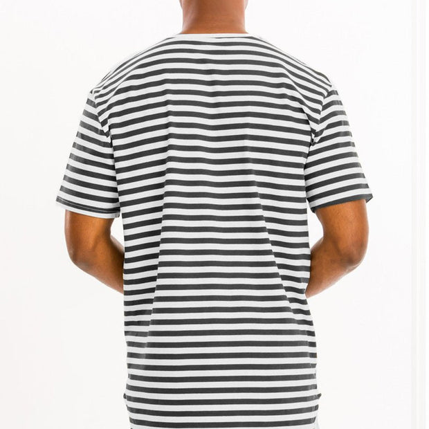 Men's Striped Tee – Elevate Your Casual Style with Comfort
