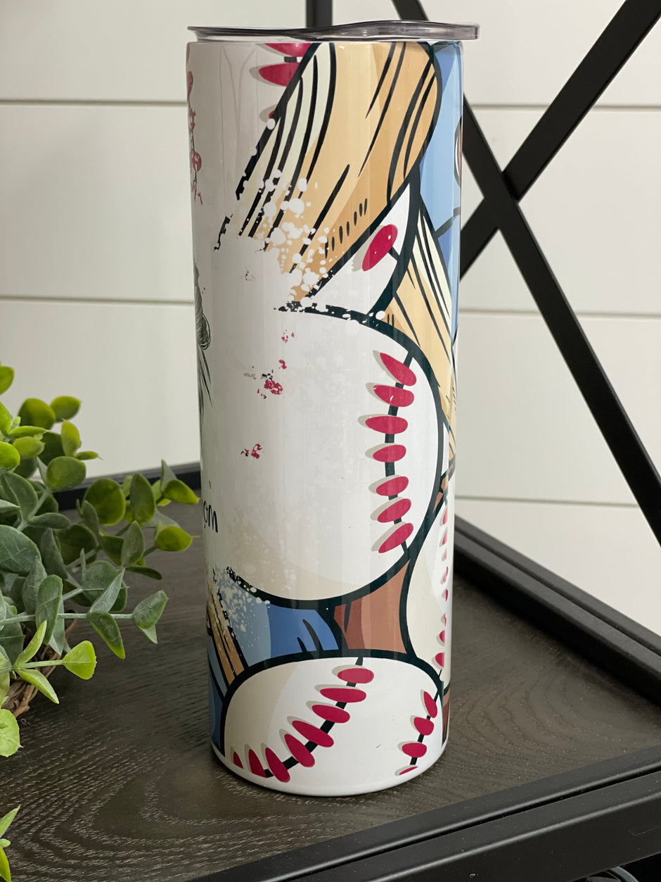 Baseball Mom Tumbler